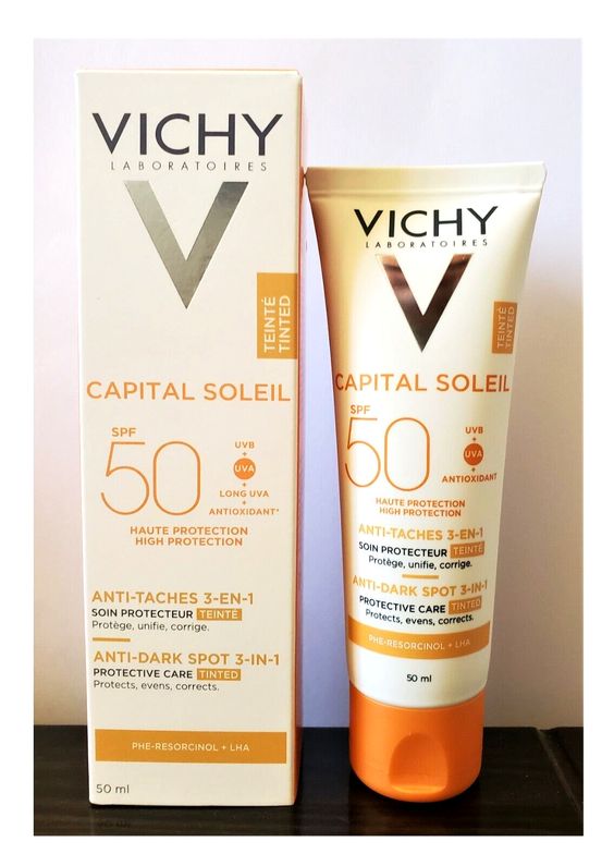 Vichy Capital Soleil Anti-Dark Spot 3-In-1 SPF50+