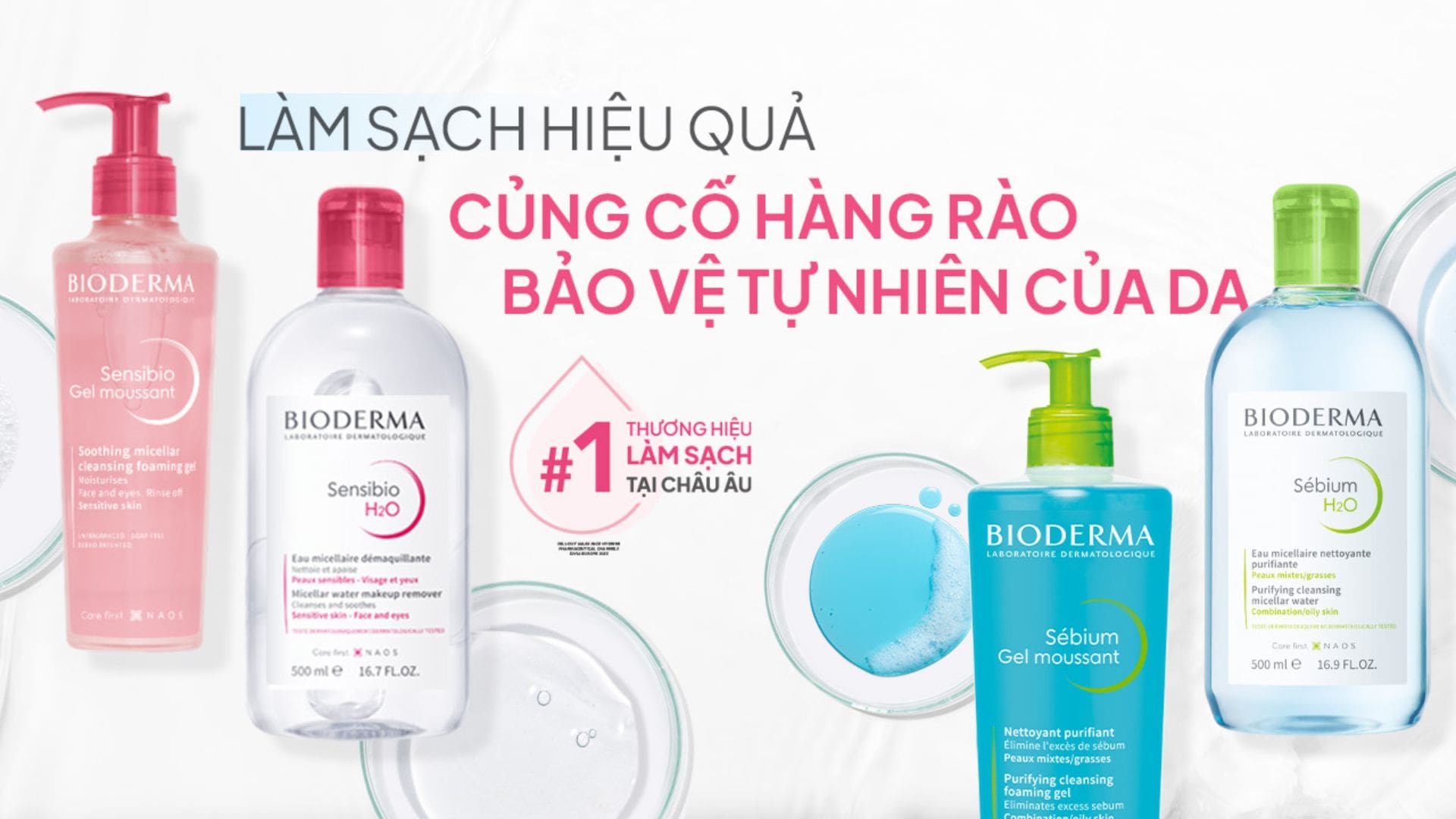 Sản phẩm làm sạch Bioderma