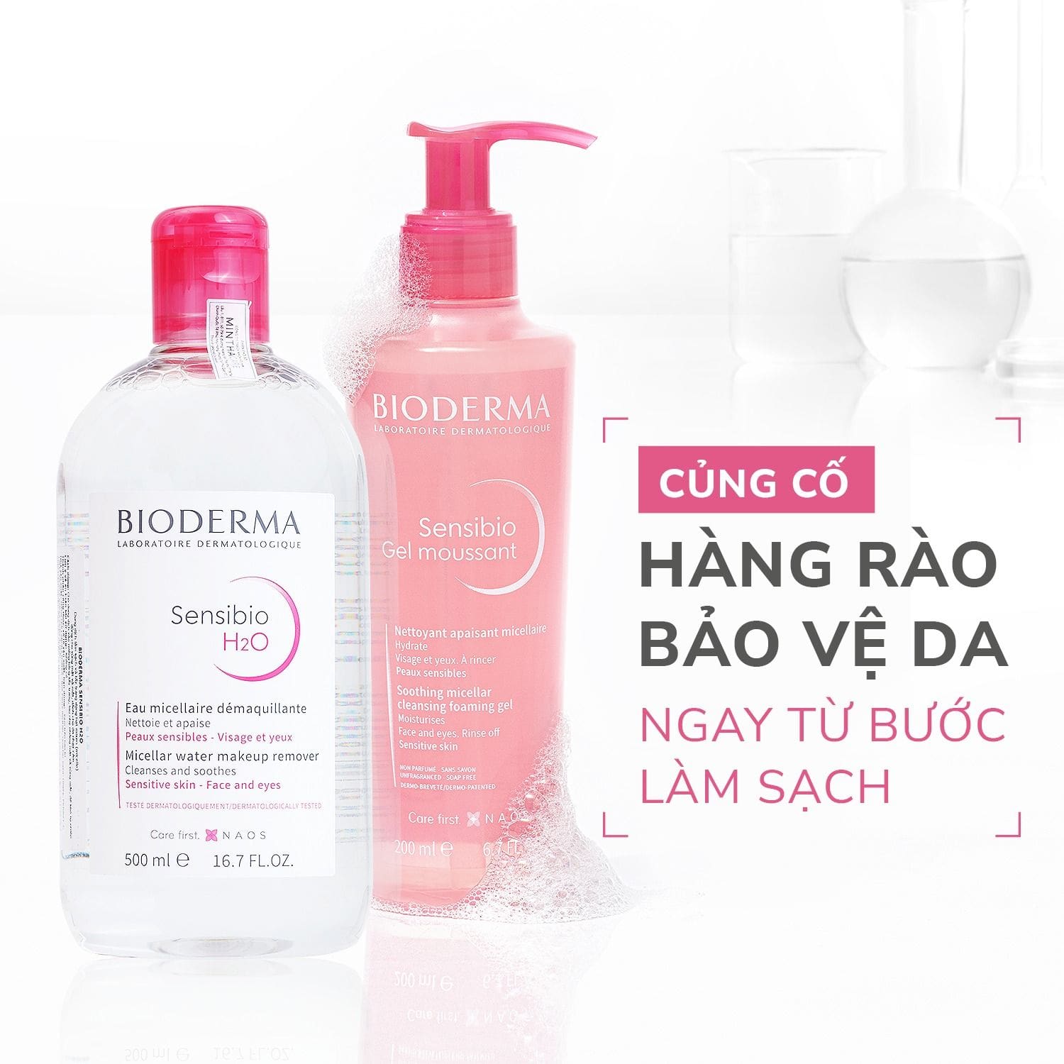 Sản phẩm làm sạch da mặt Bioderma