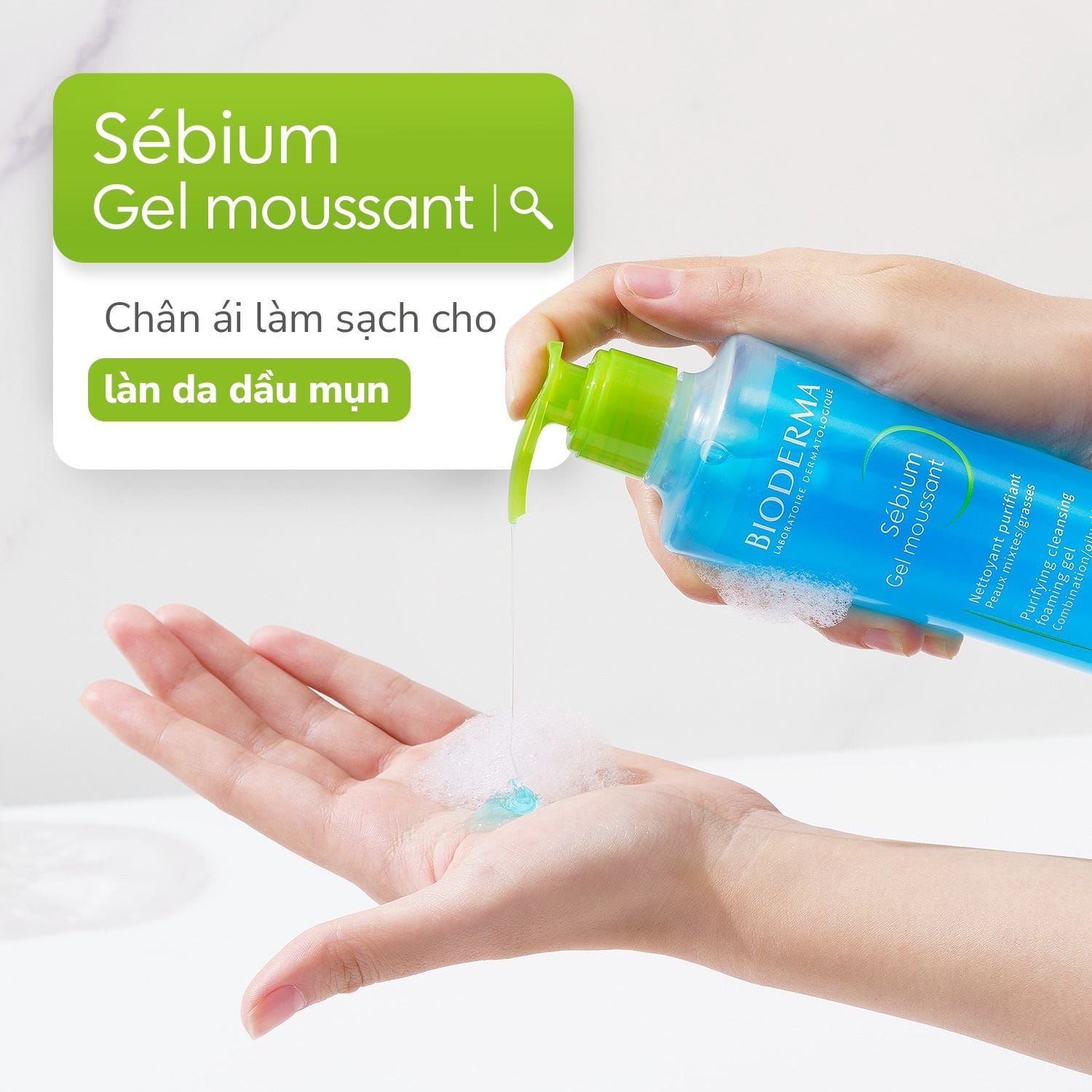 Sữa rửa mặt Bioderma Sébium Gel moussant