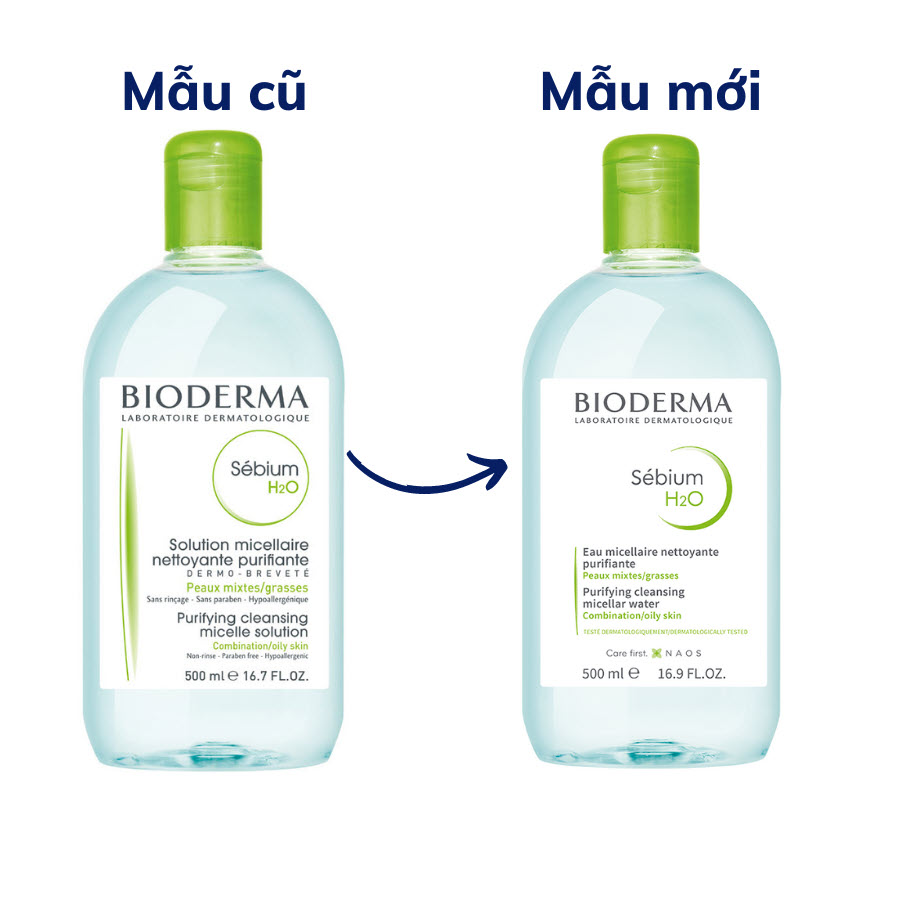 Hướng dẫn phân biệt nước tẩy trang bioderma mẫu mới và mẫu cũ