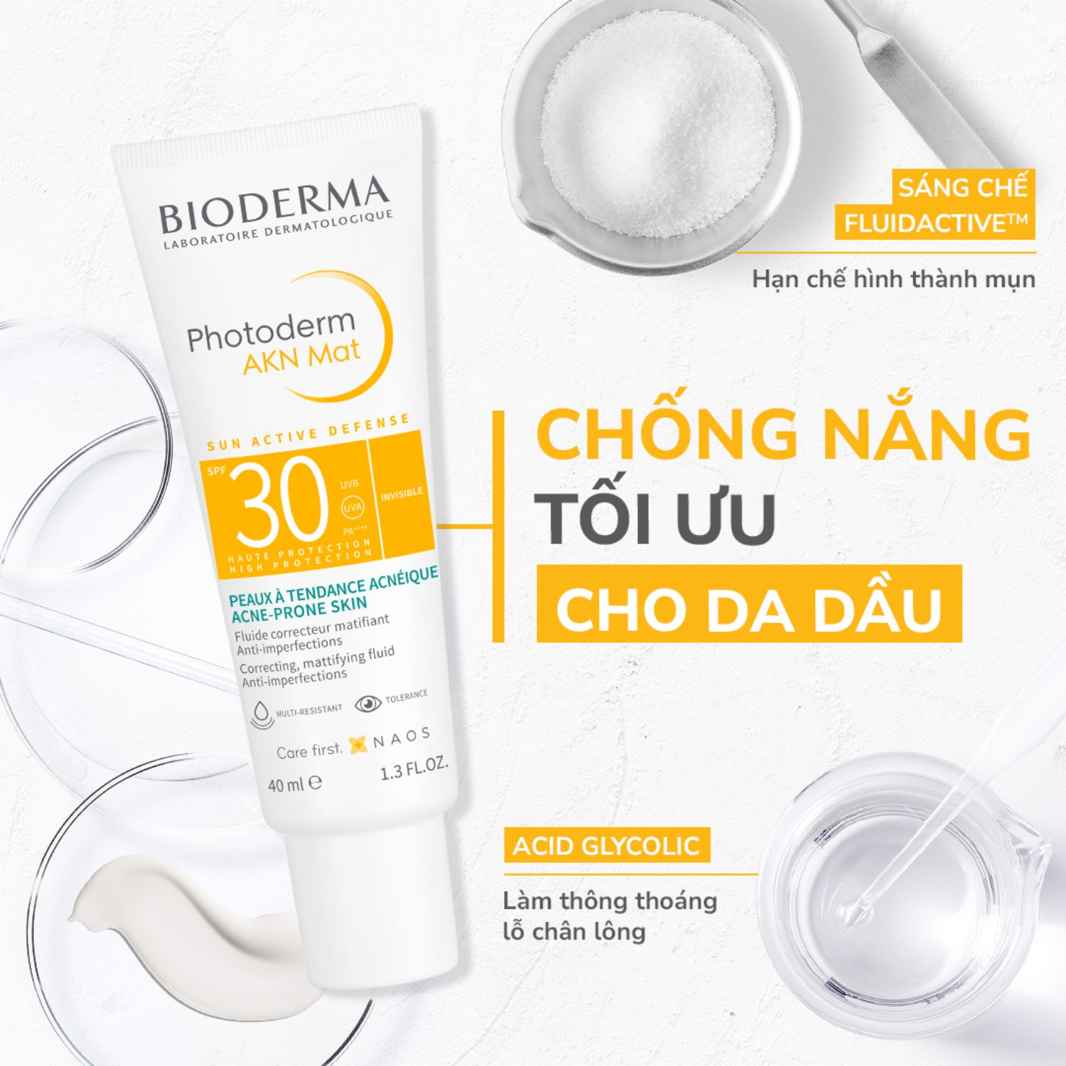 kem chống nắng Bioderma Photoderm AKN Mat