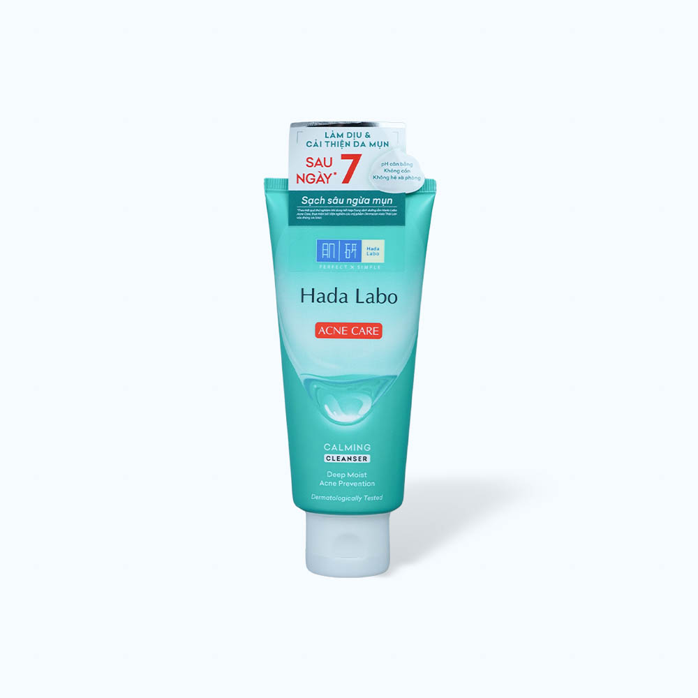 Kem Rửa Mặt Hada Labo Acne Care Calming Cleanser