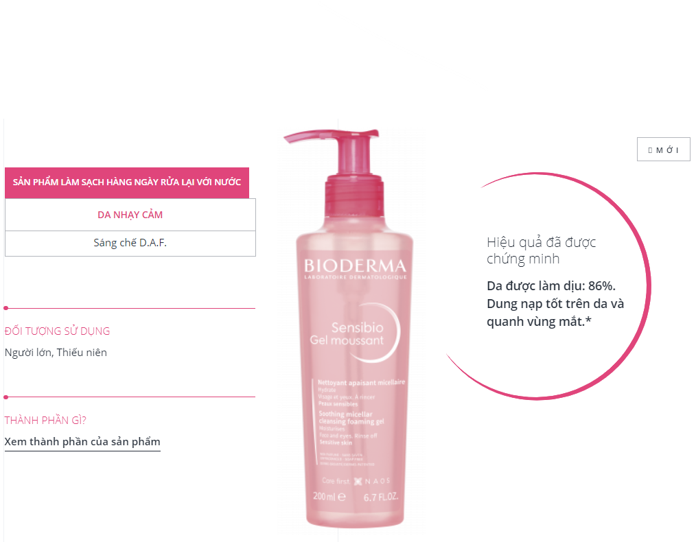 Bioderma Sensibio Gel Moussant