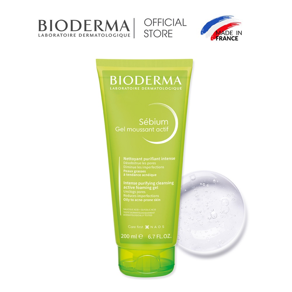 sữa rửa mặt Bioderma Sébium Gel Moussant Actif