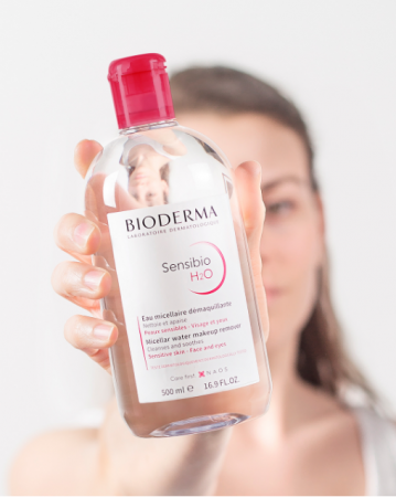 Dung dịch làm sạch và tẩy trang cho da nhạy cảm Micellar Bioderma Sensibio H2O