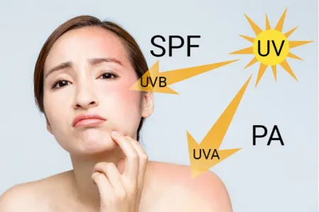 Da không được bảo vệ trước tia UV